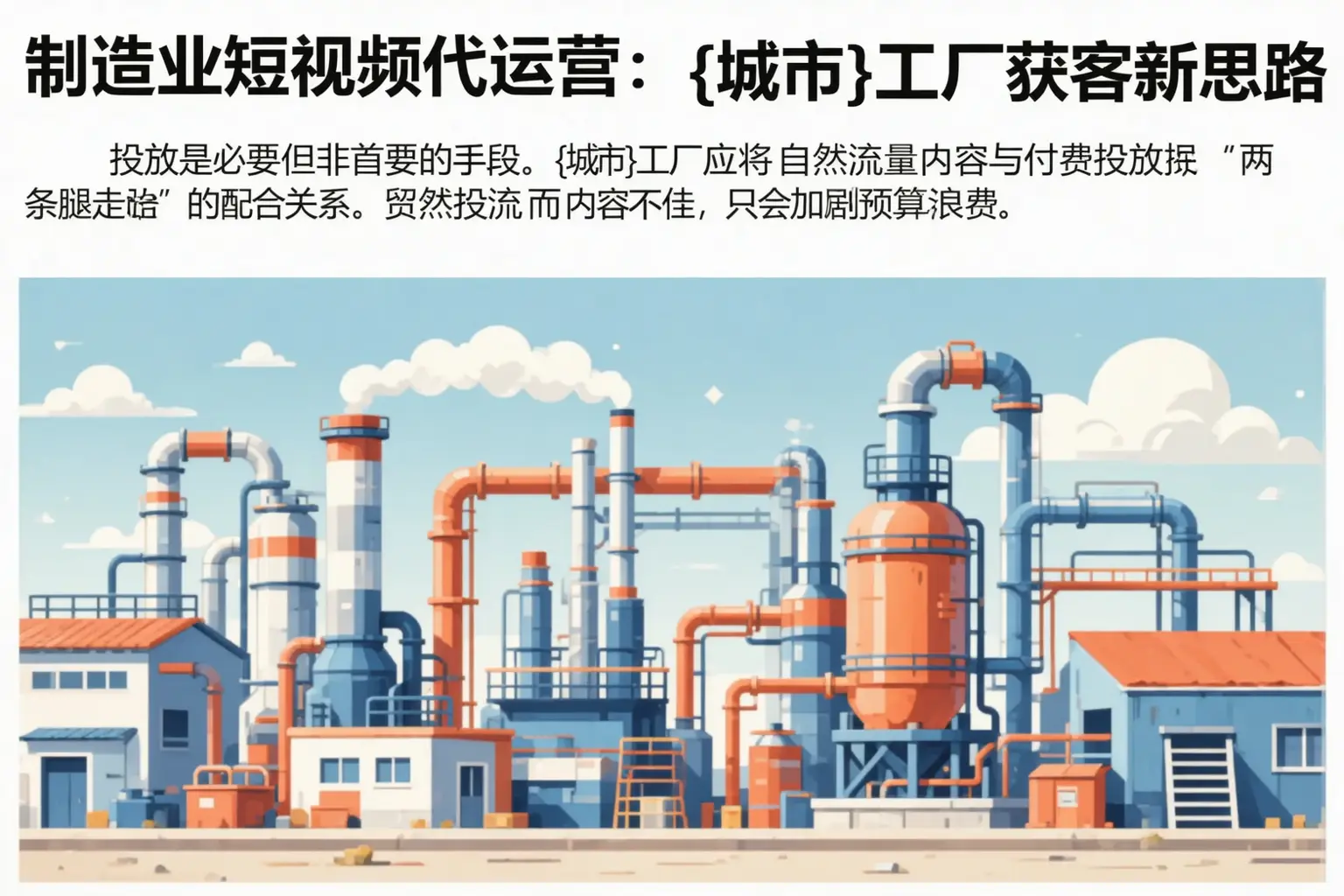 制造业短视频代运营：八步工厂获客新思路