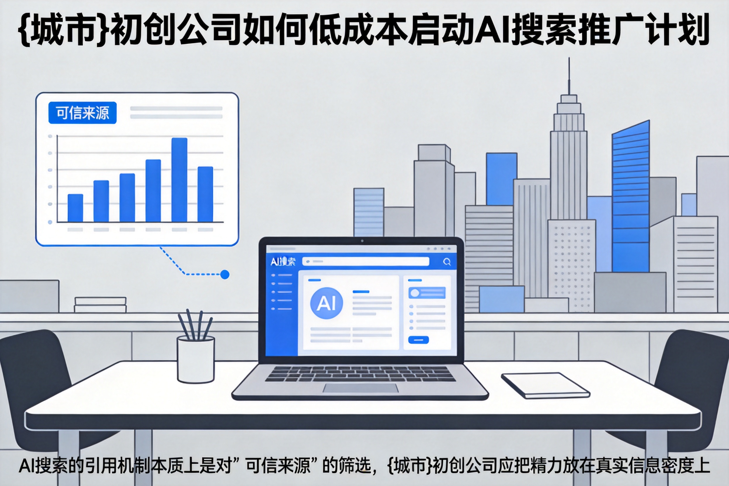 八步初创公司如何低成本启动AI搜索推广计划